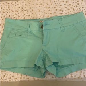 New Junior Girls light green shorts sz 1 SO brand